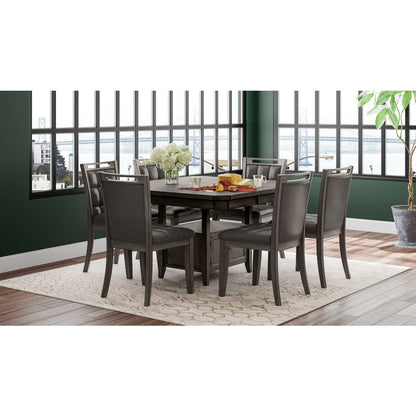 Manchester  Contemporary Adjustable Height 78" Rectangle Dining Table