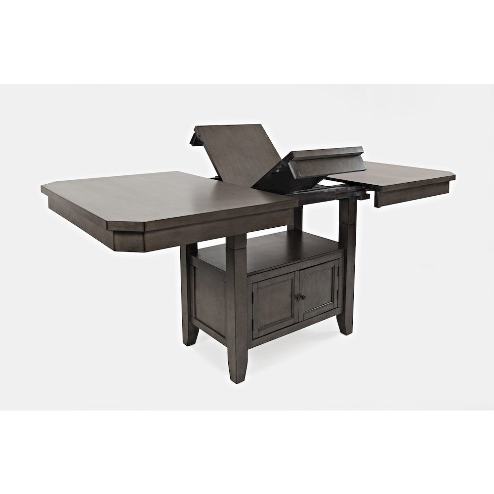 Manchester  Contemporary Adjustable Height 78" Rectangle Dining Table