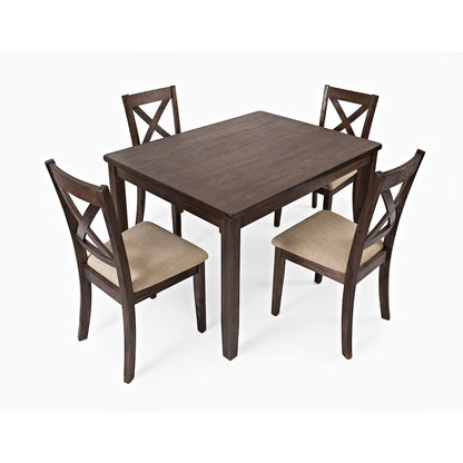 Walnut Creek 5 Piece Dining Set - Table with 4 Chairs