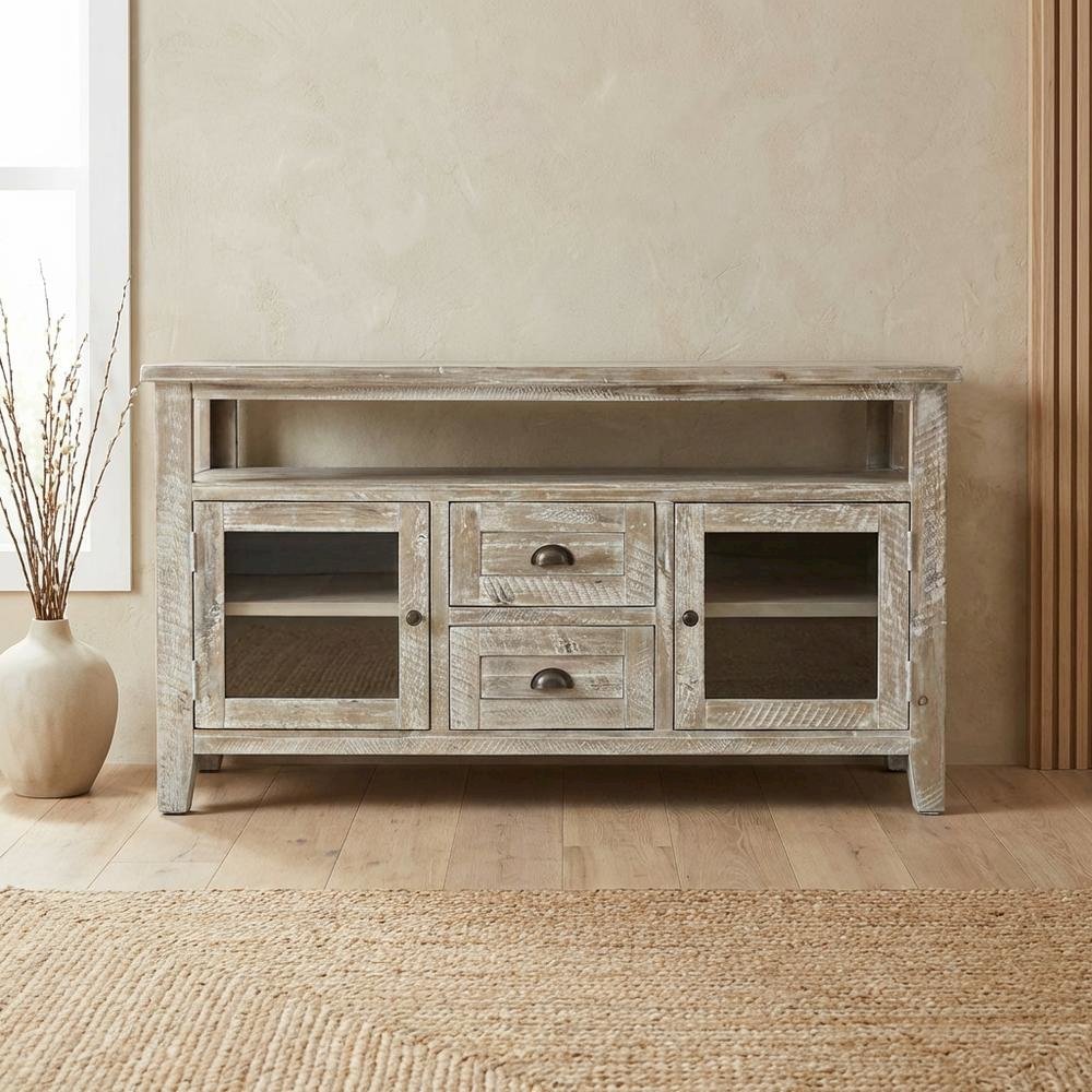 Storage Console Table with Doors and Drawers, Entryway Accent Sideboard