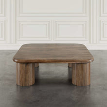 Mandara Global Modern 44" Square Solid Wood Coffee Table