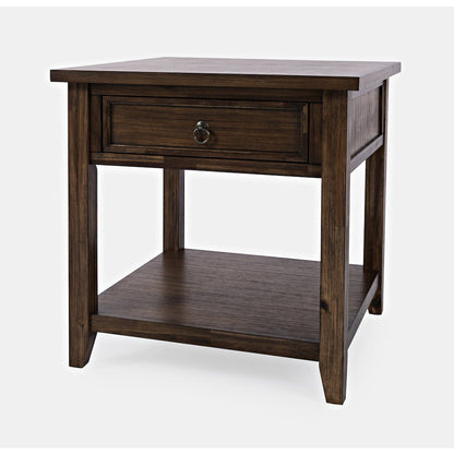Bakersfield Mission Style  End Table with Drawer