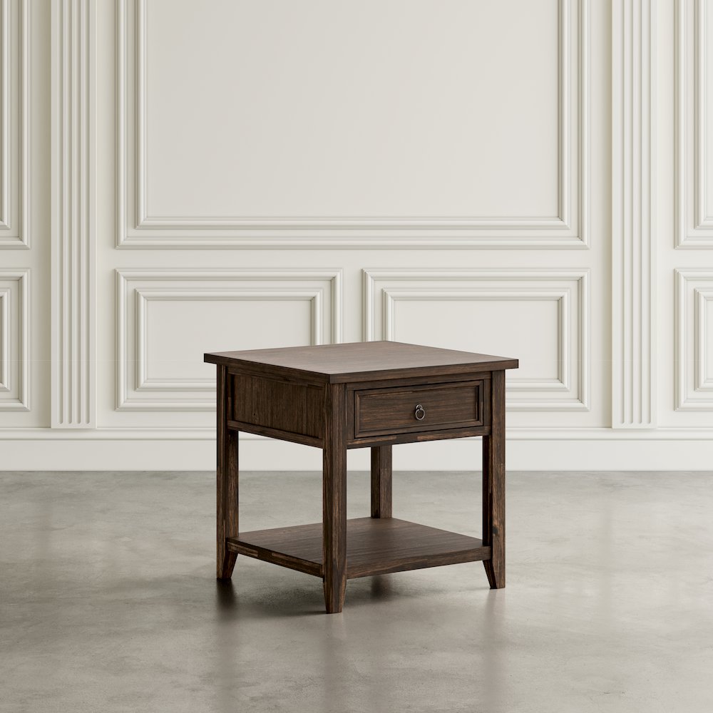 Bakersfield Mission Style  End Table with Drawer