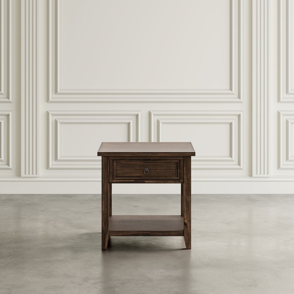 Bakersfield Mission Style  End Table with Drawer