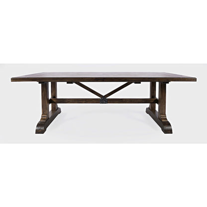 Bakersfield Mission Style  110'' Dining Table with Extension