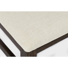 Bakersfield Mission Style  57'' Solid Acacia Upholstered Dining Bench