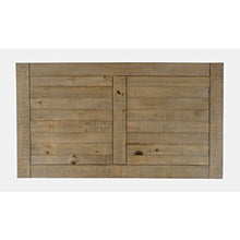 Carlyle Crossing Modern Rustic Distressed Solid Wood Coffee Table with Trestle