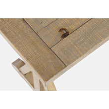Carlyle Crossing Modern Rustic Distressed Solid Wood Sofa Table with Trestle