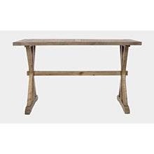Carlyle Crossing Modern Rustic Distressed Solid Wood Sofa Table with Trestle