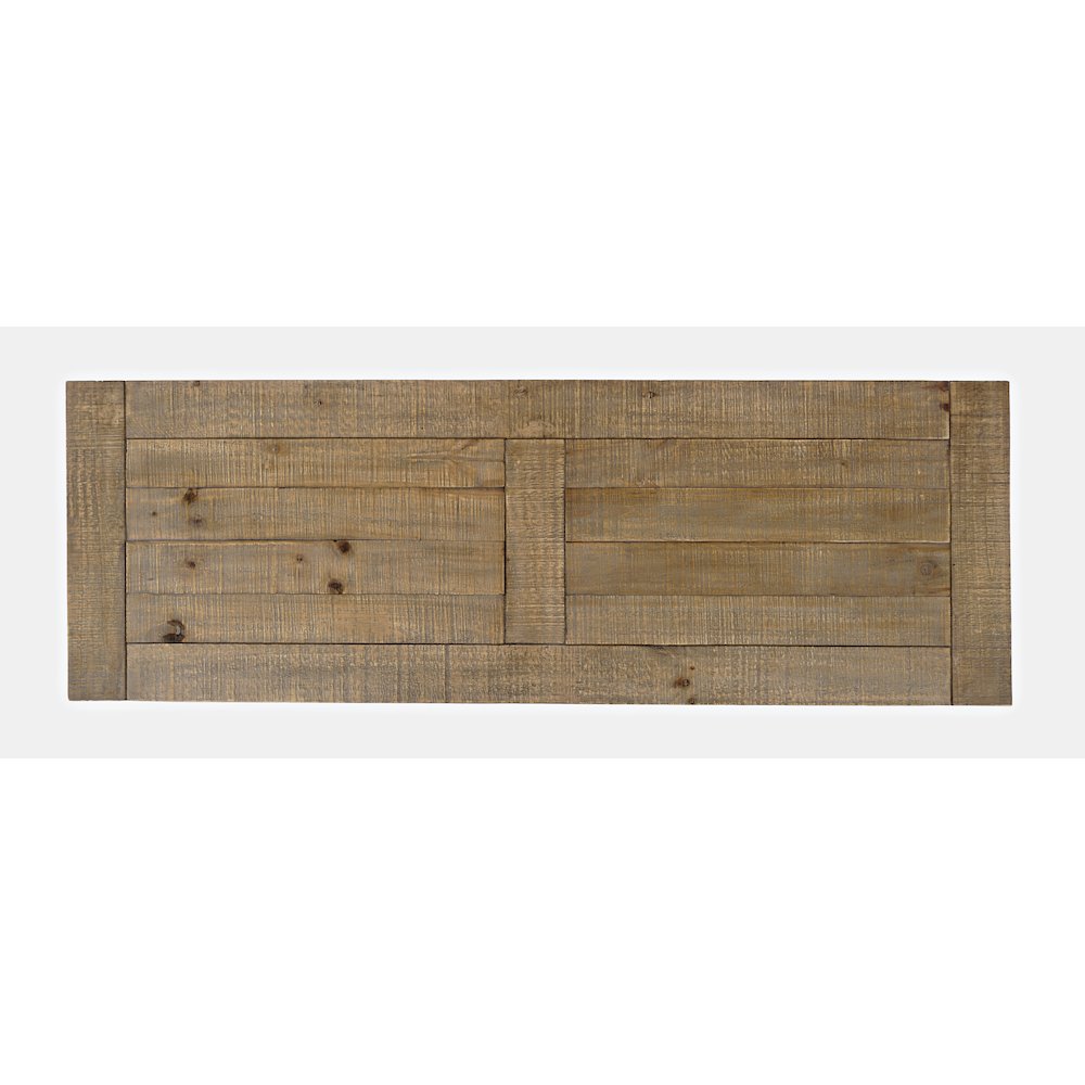 Carlyle Crossing Modern Rustic Distressed Solid Wood Sofa Table with Trestle
