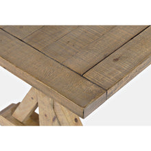 Carlyle Crossing Modern Rustic Solid Wood Extension 78" Dining Table