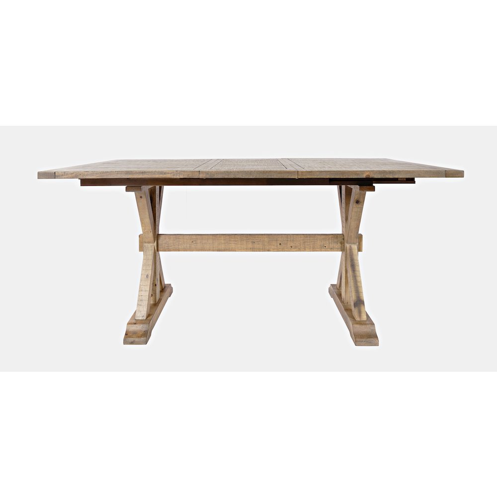 Modern Rustic Solid Wood Counter Height 78" Extension Dining Table