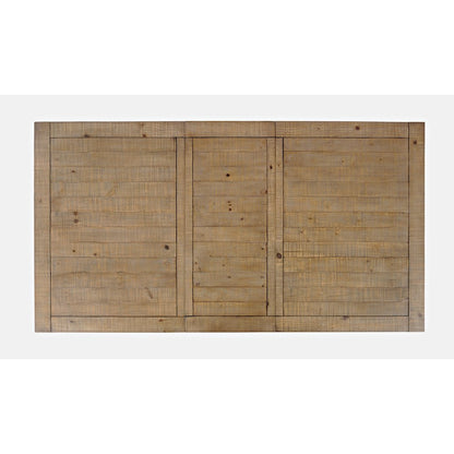 Modern Rustic Solid Wood Counter Height 78" Extension Dining Table