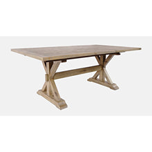 Carlyle Crossing Modern Rustic Solid Wood Extension 78" Dining Table