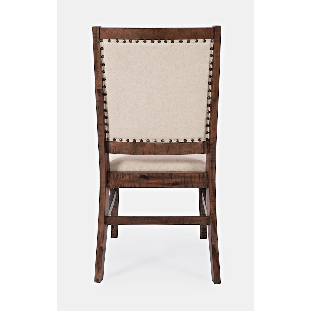 Fairview Transitional Solid Wood Upholstered Side Chair (Set of 2)