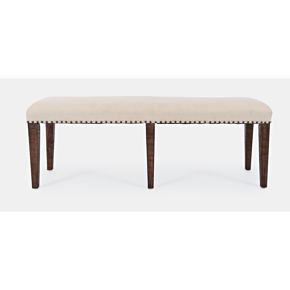 Fairview Transitional 52" Backless Upholstered Dining Bench