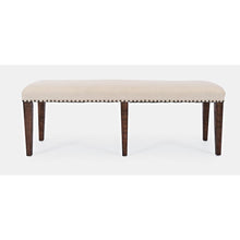 Fairview Transitional 52" Backless Upholstered Dining Bench