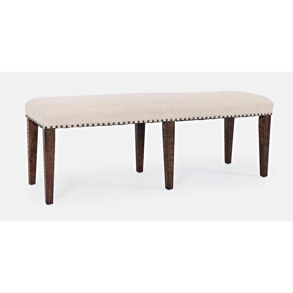 Fairview Transitional 52" Backless Upholstered Dining Bench