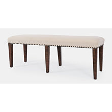 Fairview Transitional 52" Backless Upholstered Dining Bench