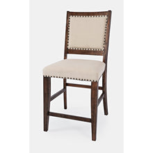 Fairview Transitional Upholstered Counter Stool (Set of 2)
