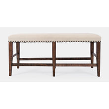 Fairview Transitional 52" Backless Upholstered Counter Height Bench