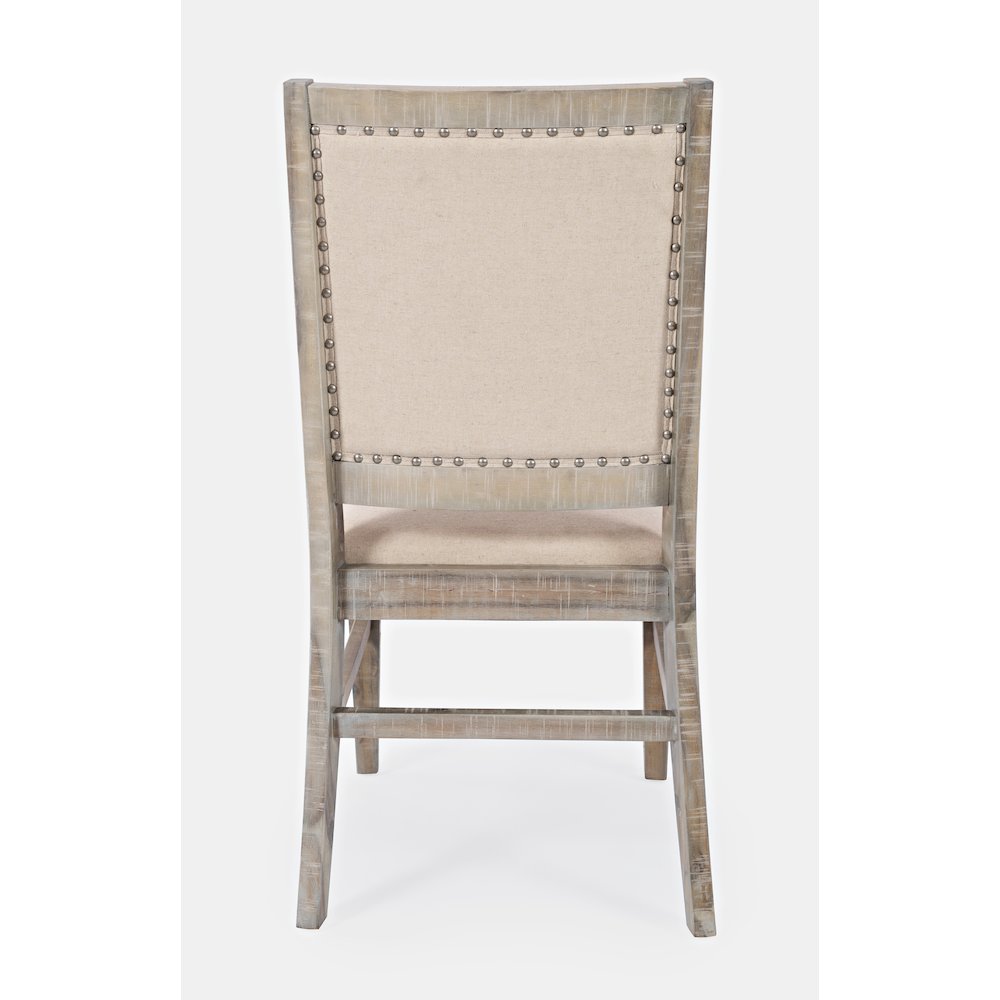 Fairview Transitional Solid Wood Upholstered Side Chair (Set of 2)