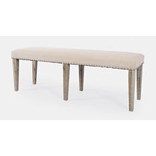 Fairview Transitional 52" Backless Upholstered Dining Bench