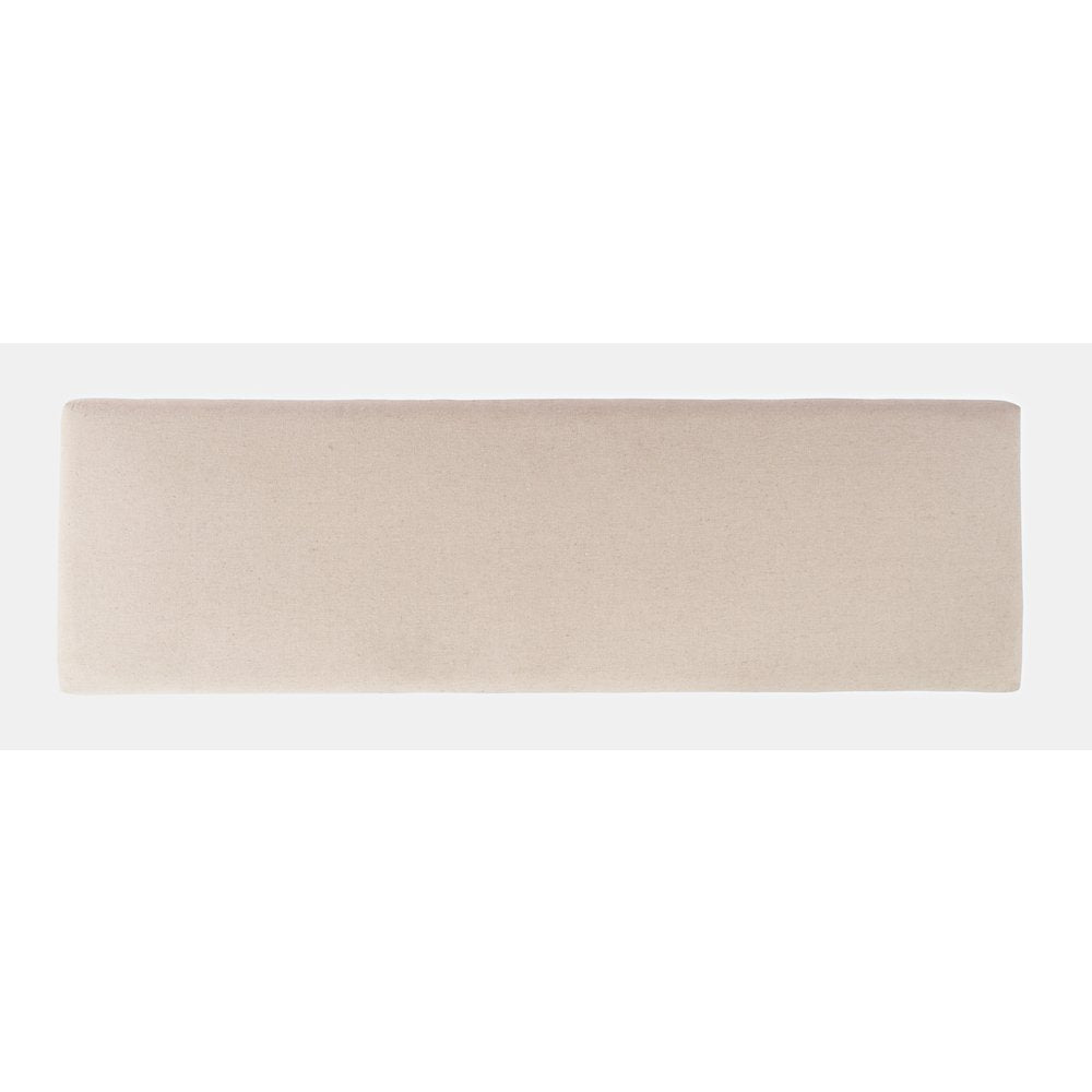 Fairview Transitional 52" Backless Upholstered Dining Bench