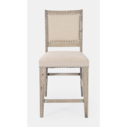 Fairview Transitional Upholstered Counter Stool (Set of 2)
