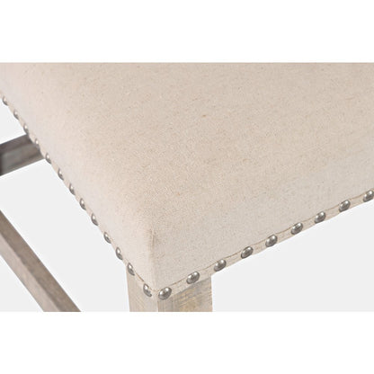 Fairview Transitional Upholstered Counter Stool (Set of 2)