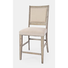 Fairview Transitional Upholstered Counter Stool (Set of 2)