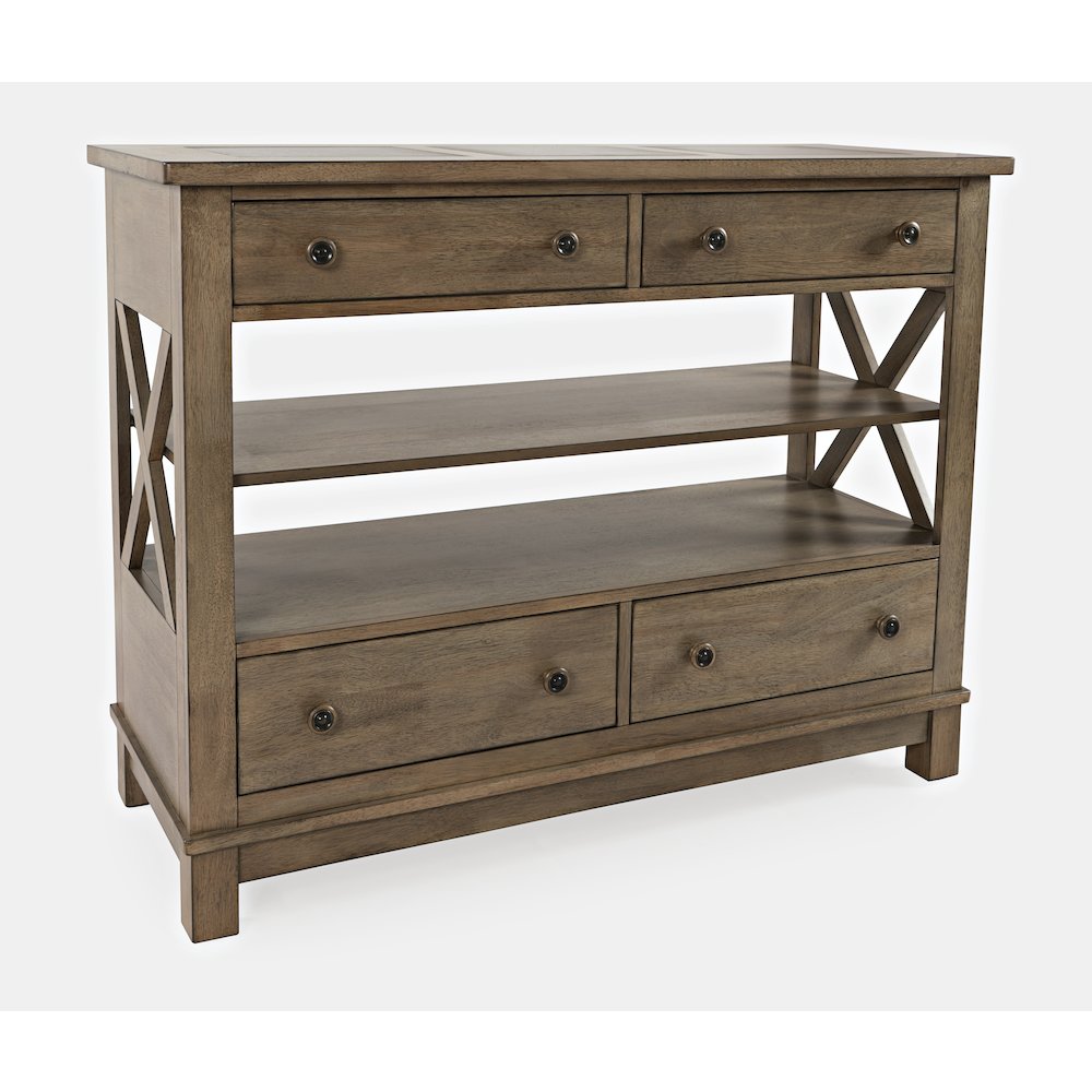 Prescott Park Modern Contemporary Four Drawer Server