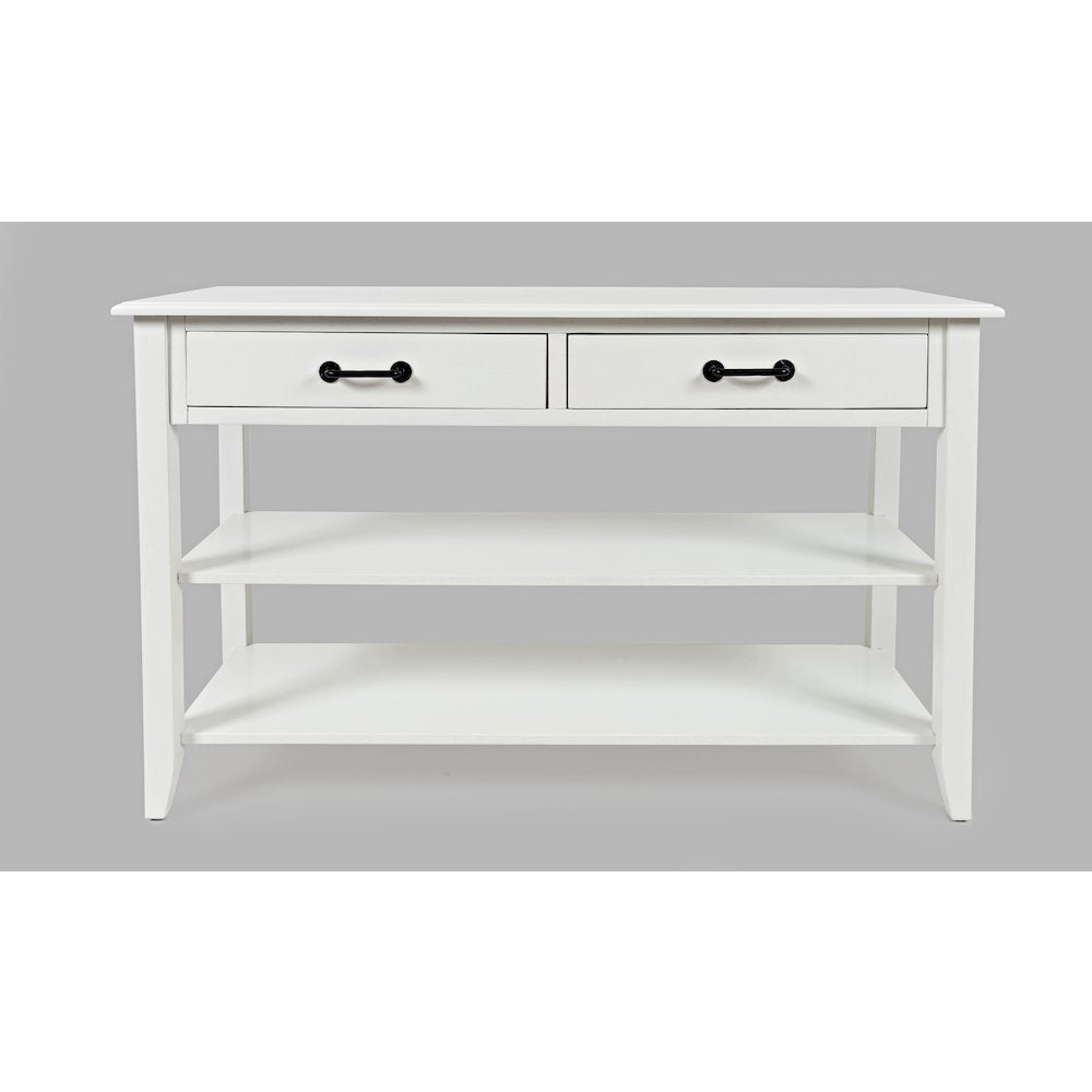 North Fork Acacia 2 Drawer Sofa Table