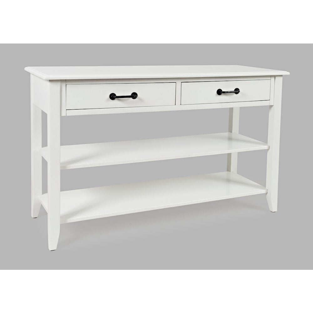 North Fork Acacia 2 Drawer Sofa Table