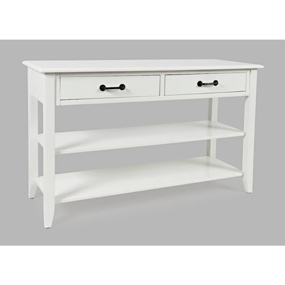 North Fork Acacia 2 Drawer Sofa Table