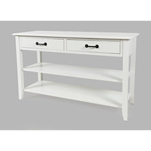North Fork Acacia 2 Drawer Sofa Table