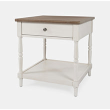 Grafton Farms Country Farmhouse End Table with Drawer