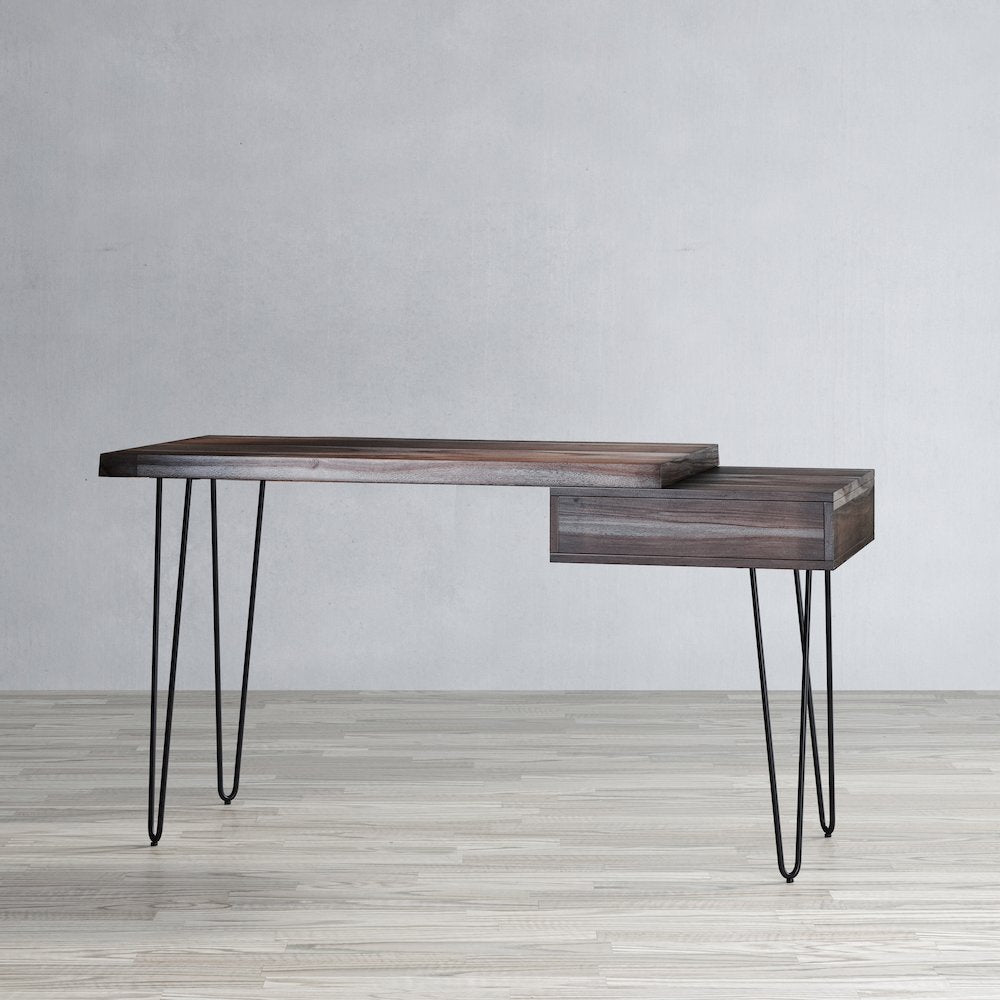 Nature's Edge Solid Acacia Desk with Drawer