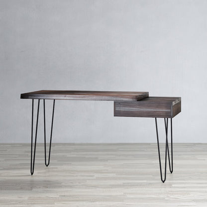 Nature's Edge Solid Acacia Desk with Drawer