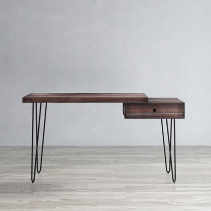 Nature's Edge Solid Acacia Desk with Drawer