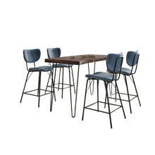 Solid Acacia Five Piece Counter Height Dining Set