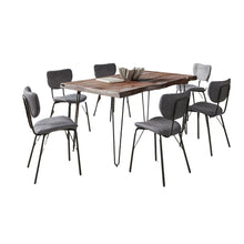 60" Seven Piece Modern Dining Set