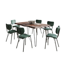 60" Seven Piece Modern Dining Set