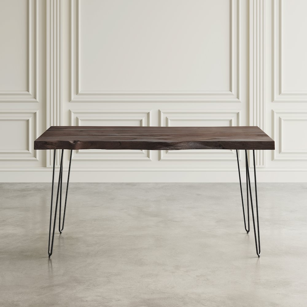 Nature's Edge 60" Solid Wood Modern Live Edge Dining Table