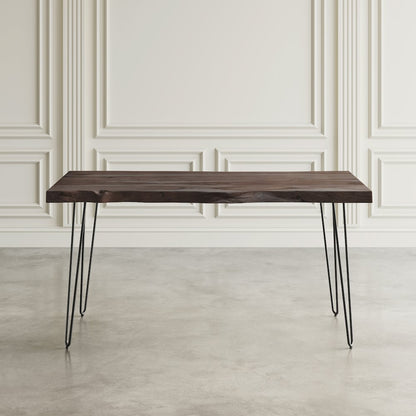 Nature's Edge 60" Solid Wood Modern Live Edge Dining Table