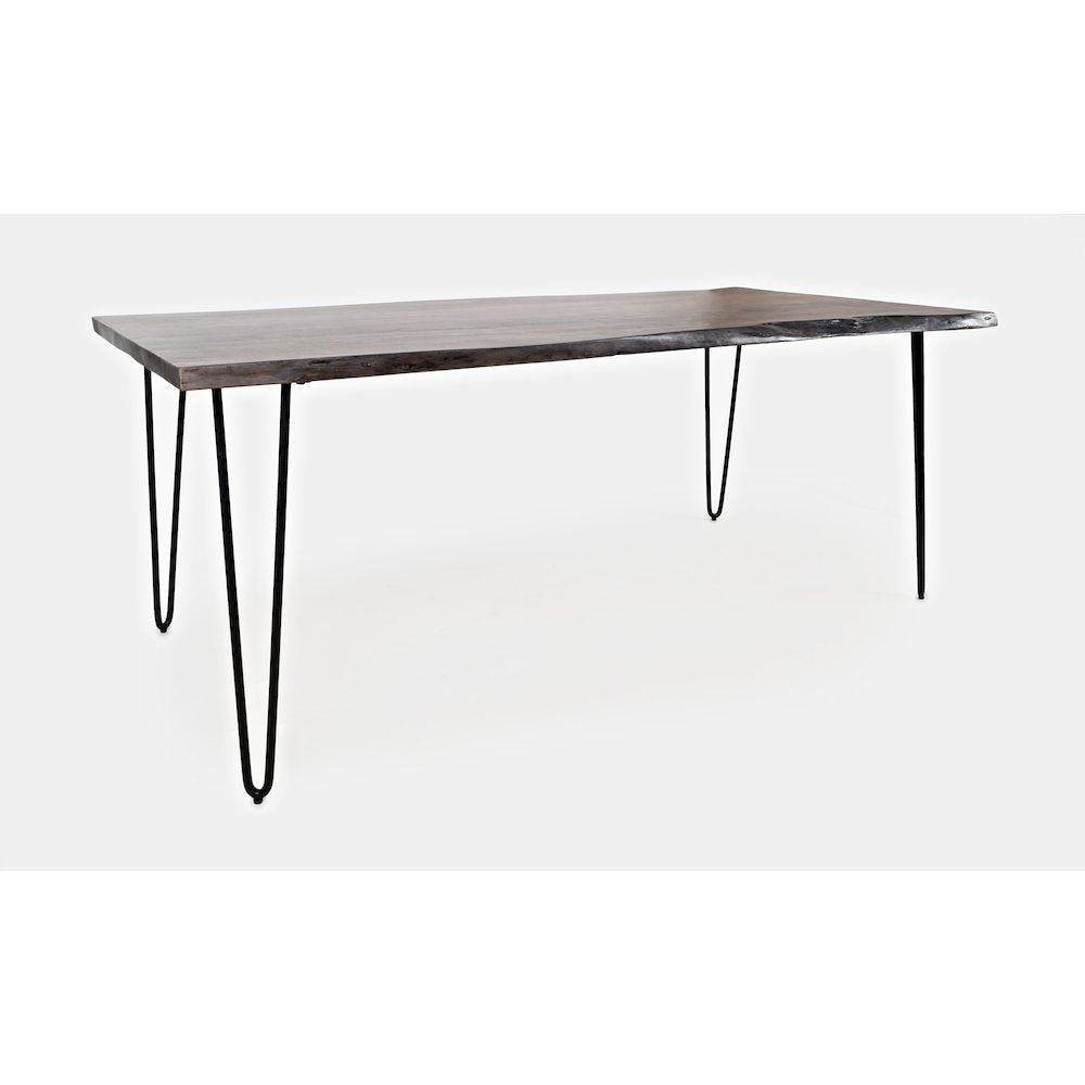 Nature's Edge Solid Acacia 79" Modern Live Edge Dining Table