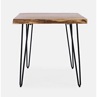 Nature's Edge 24'' Solid Acacia Square End Table, Natural