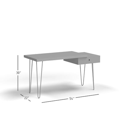 Nature's Edge Solid Acacia Desk with Drawer
