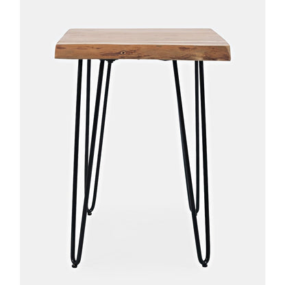 Nature's Edge Solid Acacia Chairside Table