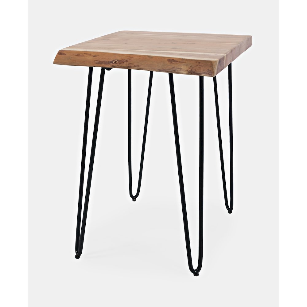 Nature's Edge Solid Acacia Chairside Table